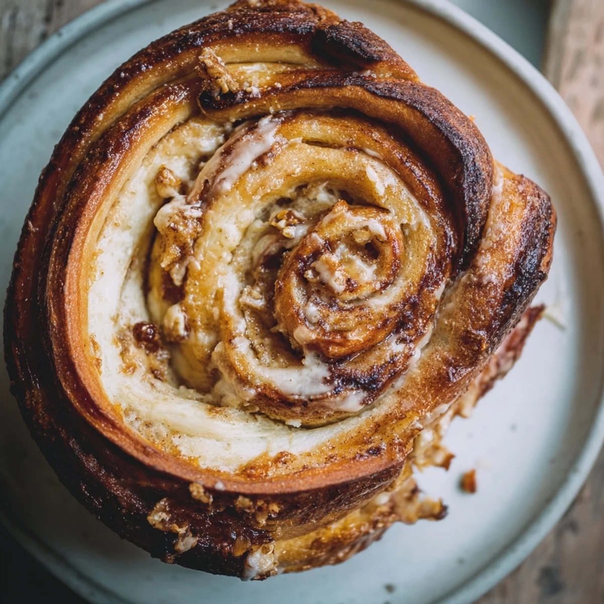 Close-up of a warm, sliced Homemade Cinnamon Swirl Raisin Bread; raisins and cinnamon visible.