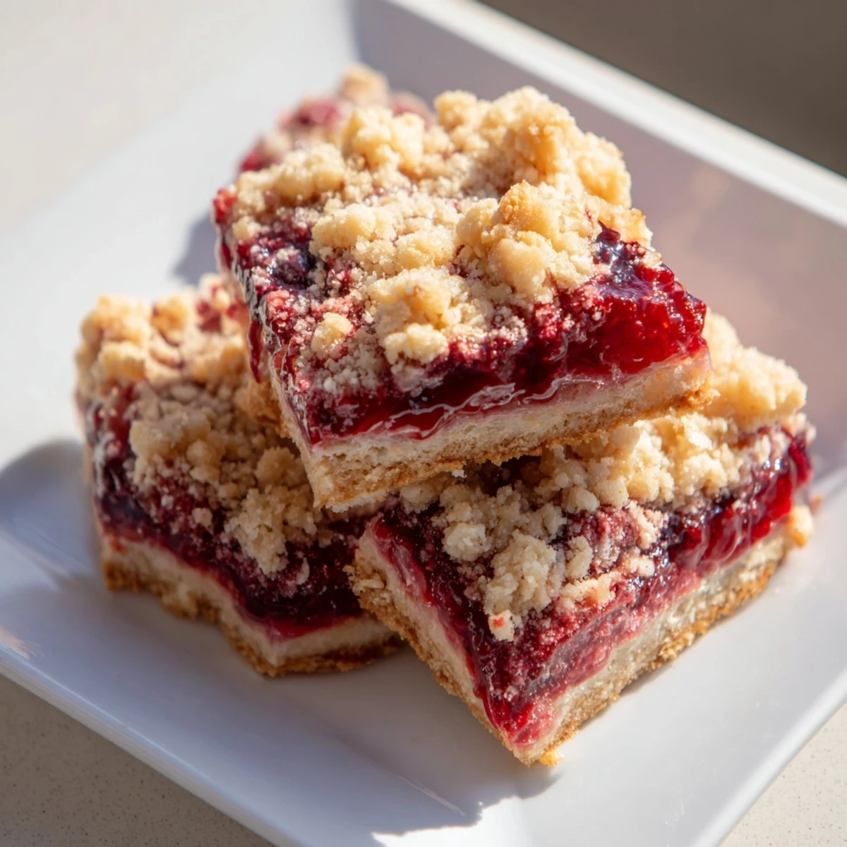 These perfect Simple Homemade Strawberry Jam Squares offer a classic American dessert experience—delicious and easy!