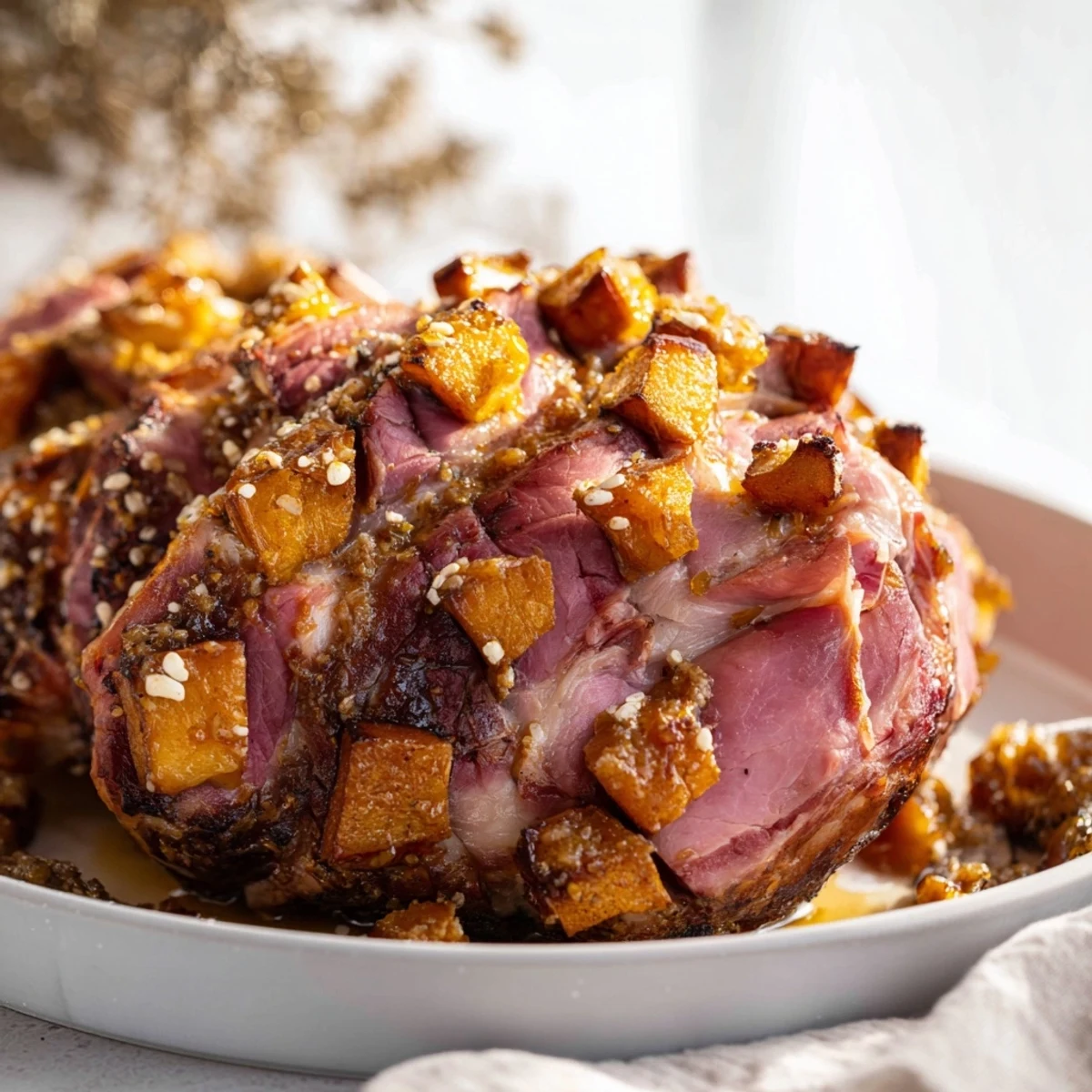 Slow-Cooked Honey Glazed Ham