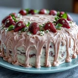 Layered vanilla cake decorated with colorful floral buttercream, honoring Taurus birthdays and graduations.