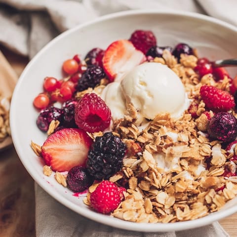Rustic Summer Berry Cobbler