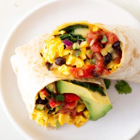 Veggie-Loaded Breakfast Burrito