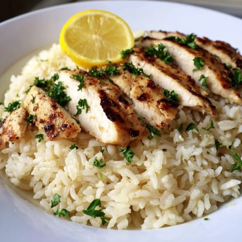 Garlic Butter Rice with Chicken