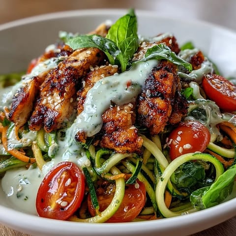 Spiralized Vegetable Bowl