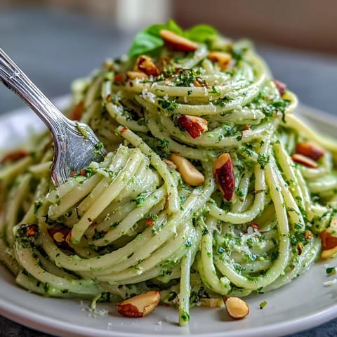 Creamy avocado pesto pasta with fresh basil and Parmesan in a no-cook sauce, ready in 20 minutes.  