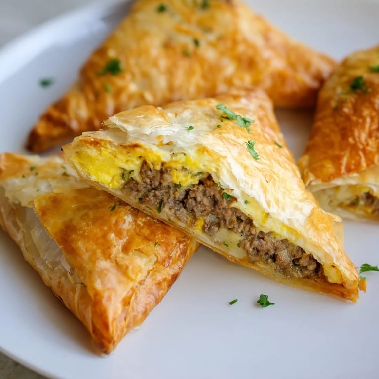 Sizzling Tunisian Brik being fried, promising a delightful appetizer with crispy texture and flavor.